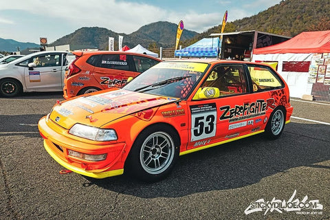 SKデカール SK24196 1/24 ホンダ シビック EF9 セントラルタイムアタックチャレンジ 2024 ゼロファイター(Beemax用)