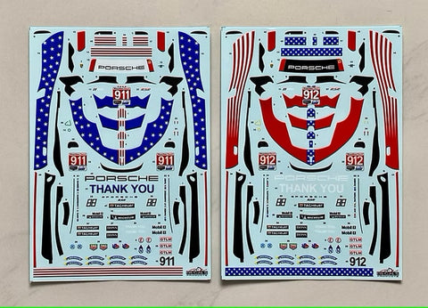 SKデカール SK24200 1/24 ポルシェ 911 RSR-19 IMSA スポーツカー選手権 2020 ポルシェGT チーム(NuNu & ZoomOn RSR パーツセット)