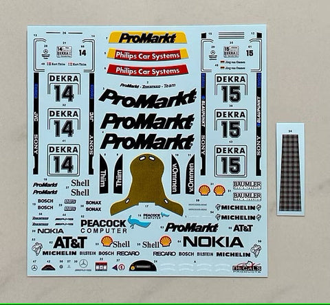 SKデカール SK24202 1/24 メルセデスベンツ Cクラス V6 DTM 1994 プロマルクト ザクスピード(タミヤ用)