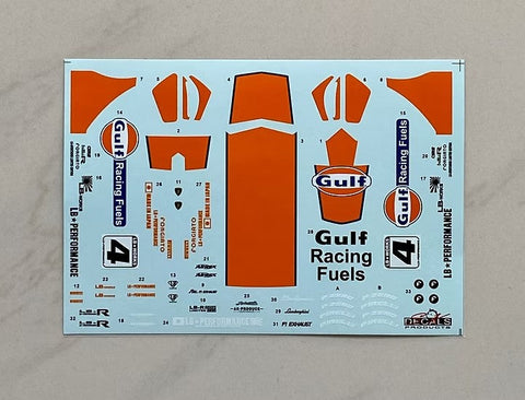 SKデカール SK24205 1/24 LBワークス ランボルギーニ アヴェンタドール Ver.2 ガルフ (アオシマ用)