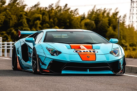 SKデカール SK24205 1/24 LBワークス ランボルギーニ アヴェンタドール Ver.2 ガルフ (アオシマ用)