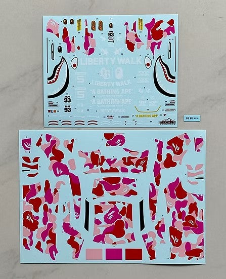 SKデカール SK24209 1/24 LBワークス 日産 R35 GT-R タイプ2 ベイプ (アオシマ用)