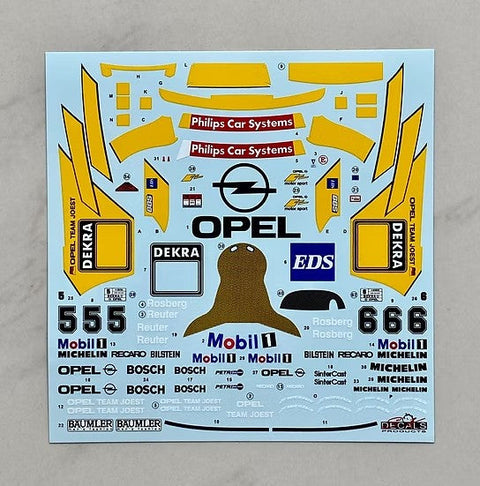 SKデカール SK24211 1/24 オペル カリブラ V6 4X4 DTM 1994 オペル チームヨースト (タミヤ用)