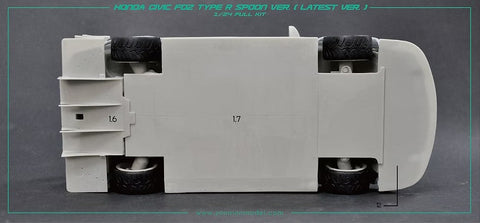 ZoomOn Z034 1/24 ホンダ シビック FD2 スプーンバージョン (最終型)