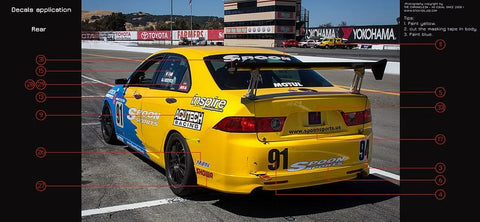 ZoomOn Z035 1/24 ホンダ アコード ユーロR スプーン