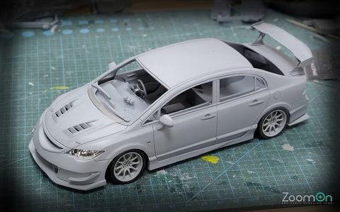 ZoomOn Z037 1/24 ホンダ シビック FD2R J's レーシングバージョン