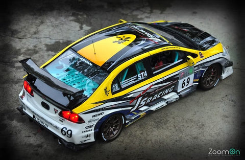 ZoomOn Z037 1/24 ホンダ シビック FD2R J's レーシングバージョン