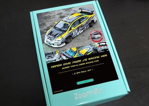 ZoomOn Z037 1/24 ホンダ シビック FD2R J's レーシングバージョン