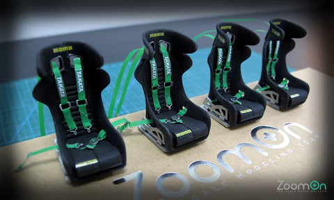 ZoomOn Z039 1/24 Momo デイトナ レーシングシート