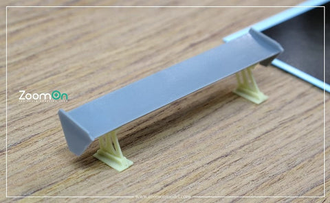 ZoomOn Z048 1/24 C-West GTウイング アルミニウム II