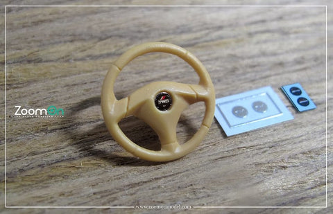 ZoomOn Z058 1/24 TRD ステアリングホイール
