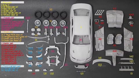 ZoomOn Z059 1/24 ホンダ アコード ユーロR 無限