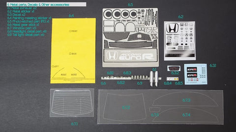 ZoomOn Z059 1/24 ホンダ アコード ユーロR 無限