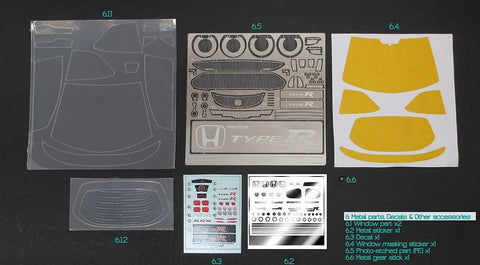 ZoomOn Z079 1/24 ホンダ シビック FN2 タイプR