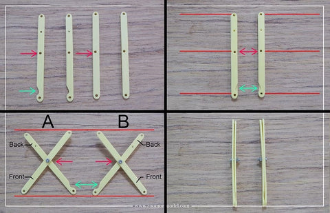 ZoomOn Z082 1/24 ツインシザーカーリフト