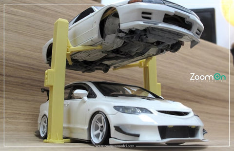 ZoomOn Z083 1/24 2ポストカーリフト