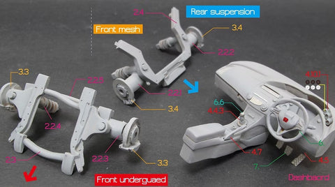 ZoomOn Z085 1/24 ホンダ シビック FN2 無限