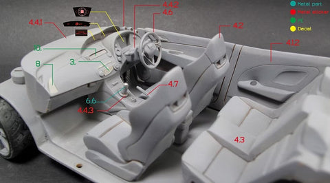 ZoomOn Z085 1/24 ホンダ シビック FN2 無限