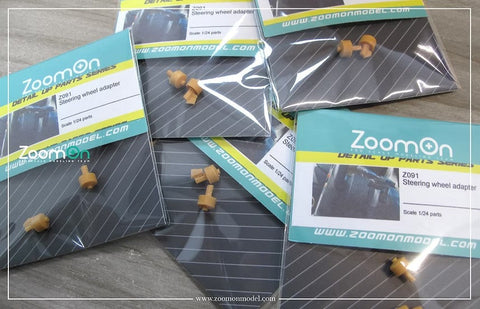 ZoomOn Z091 1/24 ステアリングホイールアダプター