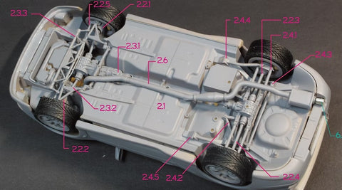 ZoomOn Z097 1/24 スバル インプレッサ 22B STI