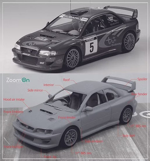 ZoomOn Z097 1/24 スバル インプレッサ 22B STI