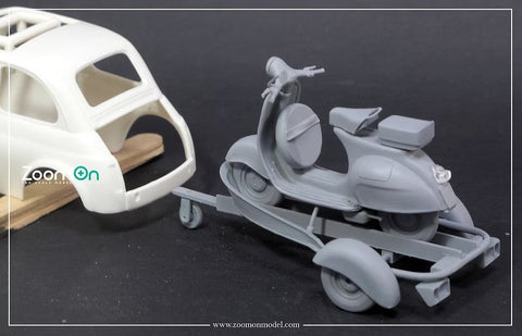 ZoomOn Z111(C) 1/24 ベスパ VNB 125 キャリア (バイク別売)