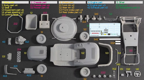 ZoomOn Z113 1/24 ホンダ ミーンモワーV2