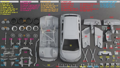 ZoomOn Z119 1/24 ホンダ フィット GK スプーン