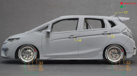 ZoomOn Z119 1/24 ホンダ フィット GK スプーン