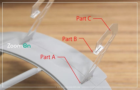 ZoomOn Z123 1/24 R8 LMS GT3 Evo II リアスポイラー