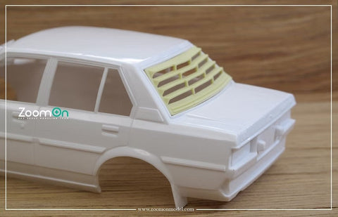 ZoomOn Z124 1/24 トヨタ カローラ E70 ウインドウルーバー
