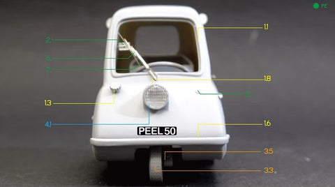 ZoomOn Z130 1/24 ピール・P50 1962'