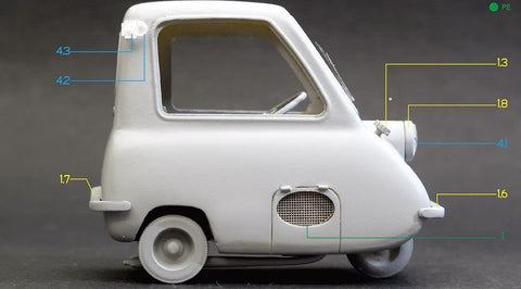 ZoomOn Z130 1/24 ピール・P50 1962'