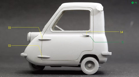 ZoomOn Z130 1/24 ピール・P50 1962'