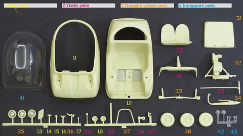 ZoomOn z137 1/24 ピール・トライデント 1965’