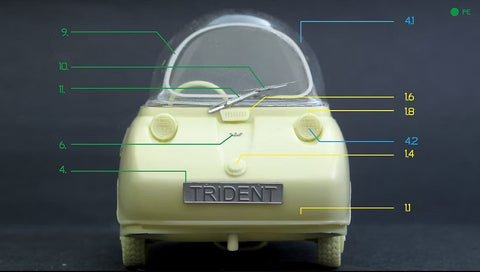 ZoomOn z137 1/24 ピール・トライデント 1965’
