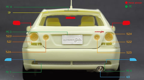 ZoomOn Z142 1/24 トヨタ アルテッツァジータ フルレジンキット