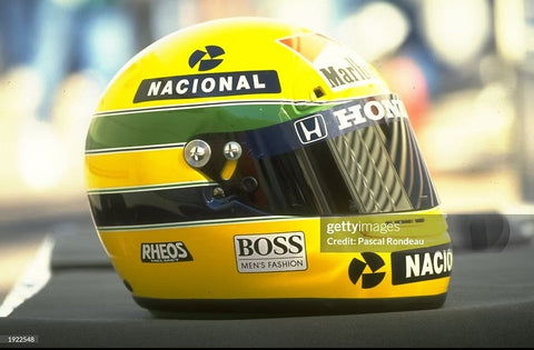 ZoomOn Z189 1/12 アイルトン・セナ ヘルメット (キャメル デカール)