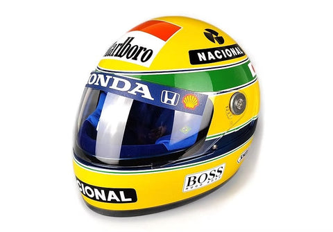 ZoomOn Z189 1/20 アイルトン・セナ ヘルメット (キャメル デカール)