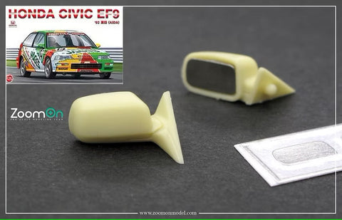 ZoomOn Z196 1/24 ホンダ シビック EF OEM サイドミラー