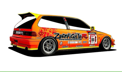 ZoomOn Z197 1/24 ゼロファイターシビック EF9 パーツセット デカール付き