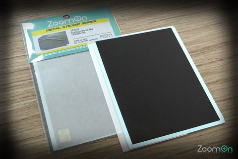 ZoomOn ZD039 1/20 ・ 1/25 カーボンファイバー デカール 綾織り (小)120x65mm