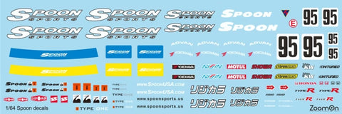 ZoomOn ZD040 1/64 スプーン デカール