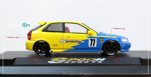 ZoomOn ZD044 1/64 タイヤデカール (2枚)