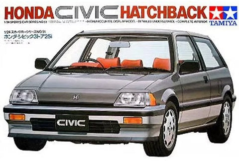 ZoomOn ZD066 1/24 ウインドー・ライト 塗装マスキング- ホンダ シビック ハッチバック