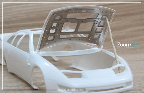 ZoomOn ZD079 1/24 ニッサン フェアレディ 300ZX ボンネットフード ストラクチャー