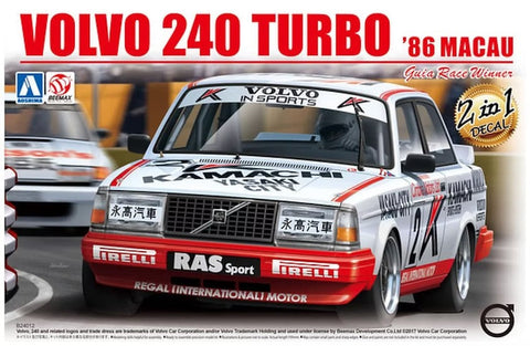 ZoomOn ZD102 1/24 ウインドー・ライト 塗装マスキング- ボルボ 240 ターボ