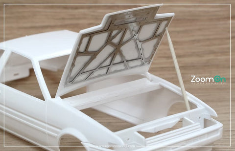 ZoomOn ZD122 1/24 トヨタ AE86 ボンネットフード ストラクチャー