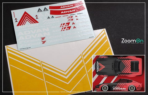 ZoomOn ZD148 1/24 アドバンロゴ セット