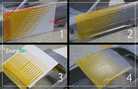 ZoomOn ZD151 1/24 ファルケン ロゴ セット